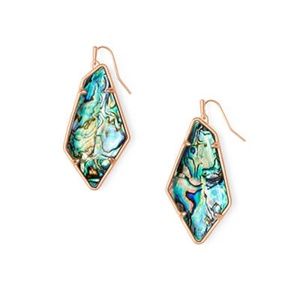 Kendra Scott EMMIE ROSE GOLD DROP EARRINGS IN ABAL